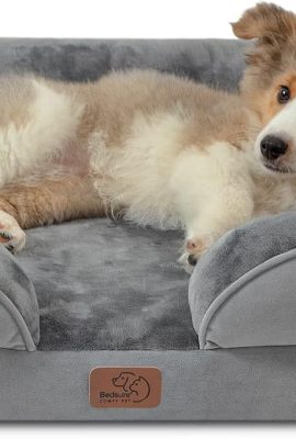 Bedsure Orthopedic Dog Bed for Medium Dogs – Waterproof Dog...