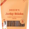 Bocce’s Bakery Turkey & Sweet Potato Flavor Jerky Stick Dog Treats, 4 oz