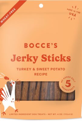 Bocce’s Bakery Turkey & Sweet Potato Flavor Jerky...