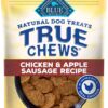 Blue Buffalo True Chews Chicken & Apple Sausage Dog Treats, 12 oz