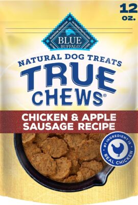 Blue Buffalo True Chews Chicken & Apple Sausage Dog...