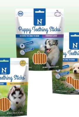 N-Bone Puppy Teething Sticks Variety Pack, Chicken, Pumpkin...