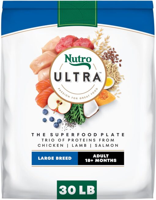 Nutro Ultra Large Breed Dry Dog Food, Chicken, Lamb & Salmon, 30 lb