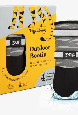 DOK TigerToes Premium Neoprene Dog Booties for Hot Pavement – Grip that Works Even When Twisted – Versatile Paw Protection that Prevents Licking, Slipping, and are Great Booties for Dogs Paws (Size 4) DOK TigerToes Premium Neoprene Dog Booties for Hot Pavement – Grip that Works Even When Twisted – Versatile Paw Protection that Prevents Licking, Slipping, and are Great Booties for Dogs Paws (Size 4)