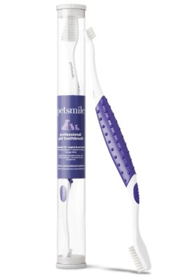 petsmile Professional Pet Toothbrush, Patented 45° Cats...