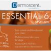 Dermoscent Essential 6 spot-on – Dog Skin Care for Dandruff & Allergy Relief with Vitamin E Oil – Anti Itch for Dogs – Natural Ingredients for Sensitive Skin – Dogs 20-40 kg – 4 Pipettes of 2.4 ml