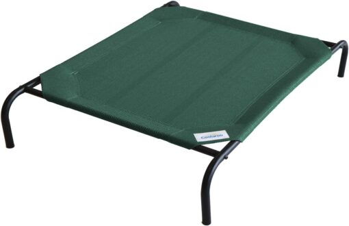 Coolaroo Original Elevated Dog Bed – Breathable Off-The-Ground Pet Bed with Cooling Fabric, Joint Relief & Moisture-Resistant Fabric, 100% Recyclable, Easy Clean, Brunswick Green, Extra Large