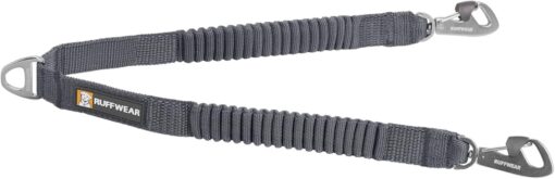 Ruffwear, Double Track Coupler, Double Leash for Two Dogs, Basalt Gray