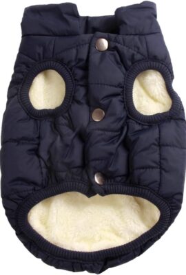 JoyDaog Fleece Lined Dog Jacket for Small Dogs,Winter Dog...