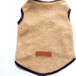 Small Dog Sweater Vest, Winter Cold Weather Warm Pullover Fleece Dog Jacket Sleeveless Puppy Clothes Fleece Coat for Chihuahua Poodle Teddy… (Small, Khaki)