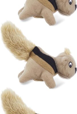Outward Hound Squeakin’ Squirrels Plush Squeaky Dog...