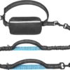 iYoShop Hands Free Dog Leash with Zipper Pouch, Large, 25-120 lbs, Black