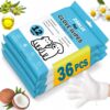 36Pcs Hypoallergenic Pet Glove Wipes for Dogs & Cats