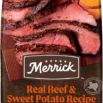Merrick Grain Free Natural Beef Sweet Potoato Dry Adult Dog Food 4lb Bag