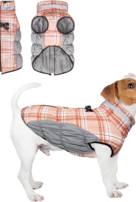 BEAUTYZOO Dog Winter Coat with Harness Built in, Waterproof Puffer Jacket BEAUTYZOO Dog Winter Coat with Harness Built in, Waterproof Puffer Jacket