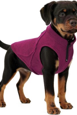 Warm Knit Dog Vest with Fleece Lining – Cold Weather Pet...