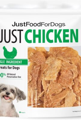 JustFoodForDogs Single Ingredient Healthy Dog Treats – Chicken Breast, 18Oz JustFoodForDogs Single Ingredient Healthy Dog Treats – Chicken Breast, 18Oz