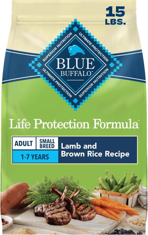 Blue Buffalo Life Protection Formula Lamb Small Breed Dry Dog Food, 15 lb