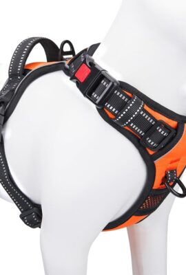 PHOEPET No Pull Dog Harness Medium Reflective Front Clip...