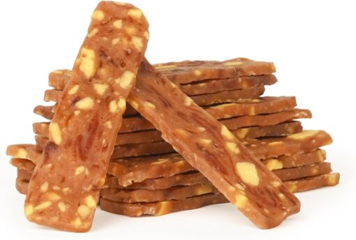 MON2SUN Dog Treats, 4.5 Inch Soft Duck & Egg Yolk Jerky, 10.6oz