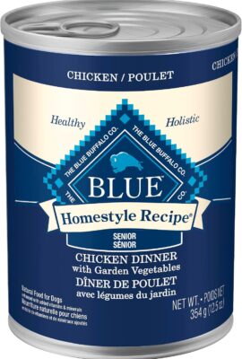 Blue Buffalo Homestyle Recipe Chicken Senior Wet Dog Food,...