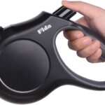 Fida Retractable Dog Leash Large Breed, Heavy Duty 16 ft Dog Walking Leash, up to 110 lbs, 360° Tangle Free, Black