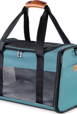 Cat Carrier – Portable Foldable Dog Pet Carrier, Soft-Sided...