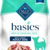Blue Buffalo Basics Grain-Free Dry Dog Food for Small Breed Adult Dogs, Limited Ingredient Diet, Lamb Recipe, 11-lb. Bag