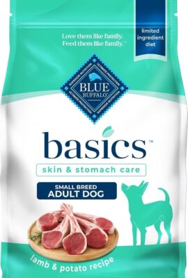 Blue Buffalo Basics Grain-Free Dry Dog Food for Small Breed Adult Dogs, Limited Ingredient Diet, Lamb Recipe, 11-lb. Bag Blue Buffalo Basics Grain-Free Dry Dog Food for Small Breed Adult Dogs, Limited Ingredient Diet, Lamb Recipe, 11-lb. Bag