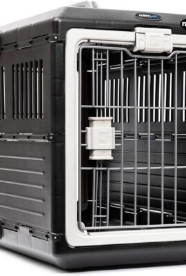 Collapsible Pet Carrier, Medium Cats & Dogs, 26.4″...