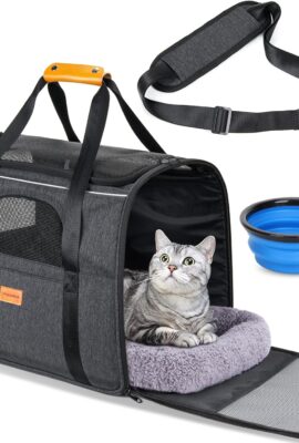 Morpilot Cat Carrier Soft for Large Medium Cats and Puppy up to 20lbs Morpilot Cat Carrier Soft for Large Medium Cats and Puppy up to 20lbs