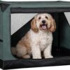 Pet Gear Insta-Fold Soft Crate for Dogs, 30″, Deep Pine